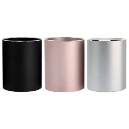 Holders Aluminum Alloy Desk Pen Pencil Storage Organizer Cup Holder Container Stationery