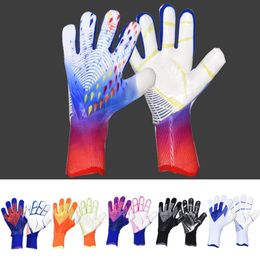 Premium Latex Adult Kids Training Match Durable Goalkeeper Football Gloves 240318