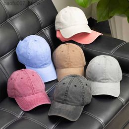 Ball Caps New hat for men fashionable and old baseball cap duck tongue hat for men and women sun protection and sunshade hatQ240403