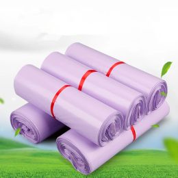 Envelopes (100 Pieces/Lot) Purple Thickened Express Bag Logistics Delivery Packaging Courier Bag