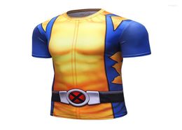 Men039s T Shirts Digital Sublimation Printed Rash Guard Custom Goku Menamp39s MMA Shirt Gym Boxing Bjj Tops5163347