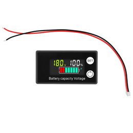 DC 8V-100V Battery Capacity Indicator Voltmeter Indicator Power Meter Lithium LiFePO4 Lead-acid Cell 12V 24V 48V 72V for 6133A