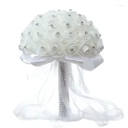 Decorative Flowers Artificial Flower Bouquet Simulation PE Foam Wedding Arrangement Decor
