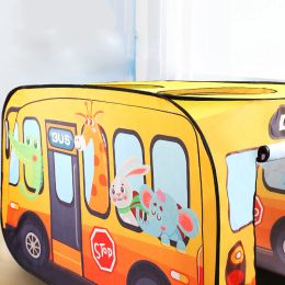 Game House Play Tent Bus Ocean Car Foldable Pop Up Toy Playhouse Children Toy Boy Girls Indoor House Ocean Balls Pool Toy Tent