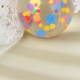 42mm Clear Colorful Rubber Balls Jelly Ball For Kids Toys Jump Bouncy Ball Bounce Balls Party Favors Funny Gifts