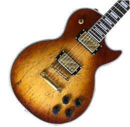 Custom Shop, Made in China, LP Custom High Quality Guitar,Rosewood Fingerboard,Gold Hardware,Free Shipping