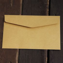 Envelopes (100 Pieces/lot) 18.7*11.8cm Diy Blank Retro Kraft Paper Thickened Storage Envelope