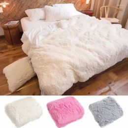 Blankets 1pcs Plush Blanket Comfortable Super Soft Flannel Warm Lightweight Knee Shawl Coral Home Nap