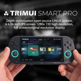 Trimui Smart Pro Open-source Handheld Game Console Retro Arcade Hd 4.96-inch Ips Screen Game Console Linux System Holiday Gift