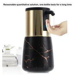 Liquid Soap Dispenser Automatic Sensor Smart Shampoo Body Wash Refillable Ceramic Sprayer Wide Mouth Diffuser For Black