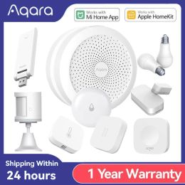 Control Aqara Window Door Temperature Humidity Human Body Motion Water Immersing ZigBee Sensor Swich Light Bulb HUB Gateway Smart Home