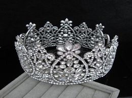 Bridal Crown Queen Rhinestone Crystals Royal Wedding Crowns Crystal Stone Headband Hair Masquerade Studio Molding Birthday Party T7626814