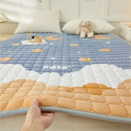 Household Milk Veet Mattress Soft Cushion Winter Thickened Bed Mattress Dormitory Student Single Mattress Quilt Blanket Mat