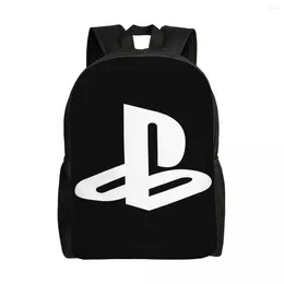 Backpack Playstations For Women Men School College Student Bookbag Fits 15 Inch Laptop Game Gamer Gift Bags