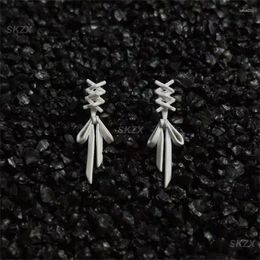 Dangle Earrings Minority Lasting Versatile Ribbon Durable Bowtie Stud Silver Needle All-match Bow