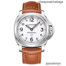 Luxury Watches Paneraiss Luminor Watch Italian Design Mens Paneraiss Watches Mechanical Paneraiss Luminor White Plate Watch Mens Pam00775 Waterproof Wristwatch
