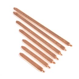 Copper Tube Diy Computer Laptop Cooling Notebook Heat Pipe Flat Tube 60mm-150mm