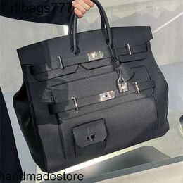 Handmade Bk Bag Handbag Designer Large Top50 Litchi Pattern Extra Bag Unisex Trip Luggage Capacity Handheld Tide