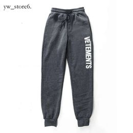 Vetements pantolon erkek eşofmanları baskı joggers salon vetement pantolon cepleri açık yürüyüş koşu pantolon sokak kıyafetleri vetementler eşofmanlar 2065 5101