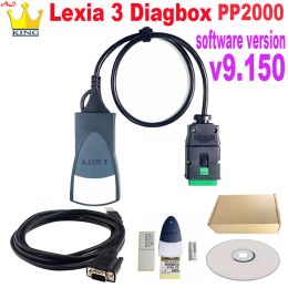 lexia 3 PP2000 Diagbox V9.150 software Lexia3 For Citro/Peug No Need Virtual Machine obd 2 scanner cables Car Diagnostics Tool