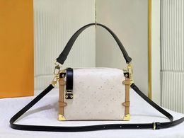 New Side Trunk Medium Handbag Women's Luggage Handbag Soft Box Bag Luxury Cross body Bag M46907 M46358