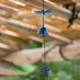 Decorative Figurines Japanese Wind Chime Dragonfly Bell For Farmhouse Garden