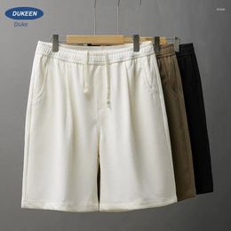 Men's Pants EN American High Street Twill Shorts Summer Loose Leisure Sports Middle Men S Solid Color Trendy