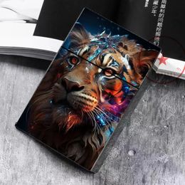 Latest Colorful Plastic Tiger Eagle Animal Smoking Cigarette Storage Box Portable Automatic Flip Cover Container Dry Herb Tobacco Housing Holder Stash Case DHL