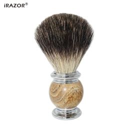 Brush Wet Shaving Brush Barber Set Pure Stone Handle Holder Honey Soft Badger Hair Bristle for Men Husband Daily Grooming Accessories