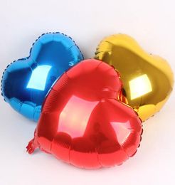 18quot Foil Balloons Love Heart Shape Balloon Propose Balloon Wedding Valentine039s Day Decorative Balloon Random Colour 100p2774964