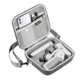 For DJI OM 4 Carrying Case PU Storage Bag Portable Handbag Travel Shoulder Bag Fo OSMO Mobile 3 4 SE Handheld Gimbal Accessories
