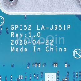 LA-J951P dla HP 15-DA 250 G7 Notebook Main Board M17755-001 M17756-601 L92843-601 I3 I7 10th Laptop Mothera Pełna testowana płyta główna