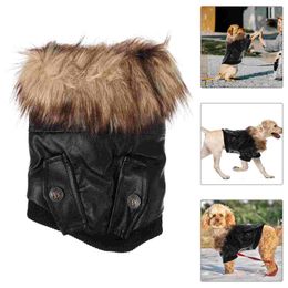 Dog Apparel Warm Jacket Cosplay Costume Pet Fashionable Clothing Wear-resistant Plush Warmth Puppy Clothes Coat