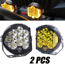 7 inch Led Offroad 4x4 Accessories 90W 3000K Spot Lights For Jeep Wrangler jk ATV SUV Led Work Light 5 inch Auxiliary Headlights
