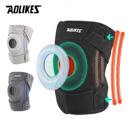 AOLIKES 1PCS Knee Brace with Side Stabilisers & Patella Gel Pads for Knee Pain Support and fast recovery for men and women