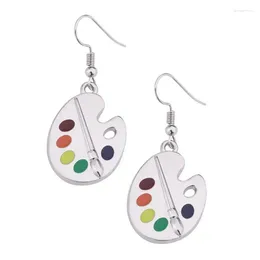 Dangle Earrings Trendy Colorful Paint Drop Jewelry Decoration Gifts For Party