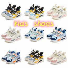 kids shoes sneakers casual boys girls children Trendy Black Sky Blue pink white shoes sizes 27-38 D42F#