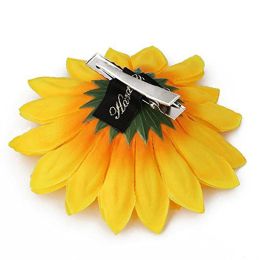 New Hair Clips Women Girls Sweet Sunflowers Seaside Duckbill Barrettes Headwear Side Hairpins For Holiday Party Hair Accessories