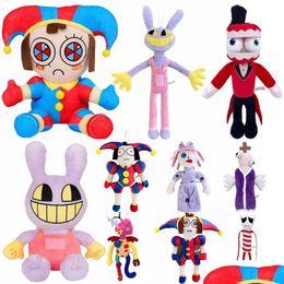 Stuffed Plush Animals The Amazing Digital Circus P Toys Pomni And Jax Pie Doll Cute Animal Birthday For Kids Children Christmas Drop D Otrjq