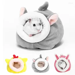 Bedding Sets Hamster House Guinea Pig Accessories Cotton Small Animal Nest Winter Warm For Rodent/Guinea Pig/Rat/Hedgehog