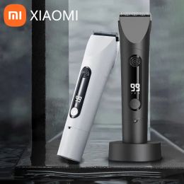 Clippers 2024 Xiaomi Mijia Hair Clipper Wireless Hair Cutting Trimmer Barber Cutter Titanium Alloy Blade Trimer for Men Electric Shaver
