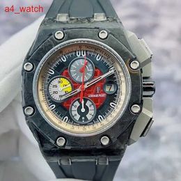 Custom AP Wrist Watch Royal Oak Offshore Series 26290IO NTPT Forged Carbon Automatic Mechanical Mens Watch 44mm