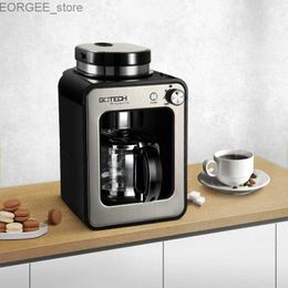 Coffee Makers Automatic fresh ground coffee machine for home use American small grinding integrated drip coffee machine desktop coffee machine Y240403