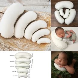 5pcs/set Newborn Photography Props Bean Pillows Crescent Auxiliary Photo Props Baby Basket Fillings Posing Pillow Photo Props