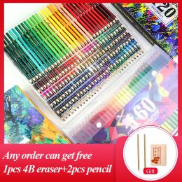 Pencils Brutfuner 48/72/80/120/150/160/180 Colors Professional Oily/Watercolor Aquarelle Colored Pencils Art Drawing Sketch Color Pencil