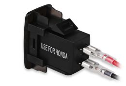 12V 24V 4.2A Dual Usb Car Charger For Honda 2 USB Port Auto Adapter LED Voltmeter Socket For Honda CIVIC CROSSTOUR CRV ODYSSEY