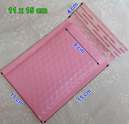 Envelopes 50pcs 100pcs 11*15cm Pink packaging envelope Bubble Mailers Poly Mailer Self Seal Padded Usable 9x15cm shipping bag