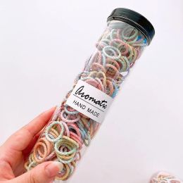 100 Piece/set Elastic Hair Bands Girls Baby Hair Accessories Child Hair Ring Head Rope Scrunchies Headwear Excluding Bottles