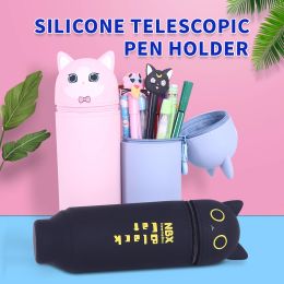 Bags Cat pencil case Silica gel cute pencil cases box Kawaii estuche escolar estuches para el colegio pencilcase astuccio scuola