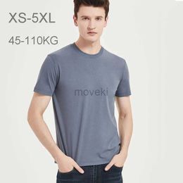 Men's T-Shirts Man High Quality Modal Thin T-shirt XS-5XL Big Size Short Sleeve Pure Colour Summer Top Basic Free Style Antibacterial Tees 2443